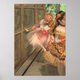 Poster Danseurs de ballet en costumes papillon, Edgar Deg