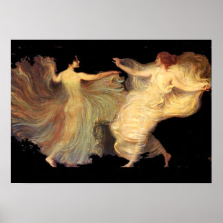 Poster Danseurs de Franz von Stuck