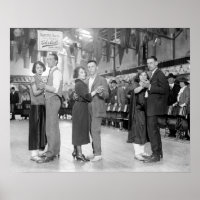 Danseurs de marathon, 1923. Photo vintage