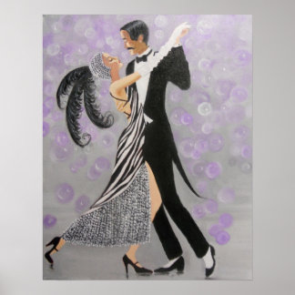 Poster DANSEURS DE SALON vintages