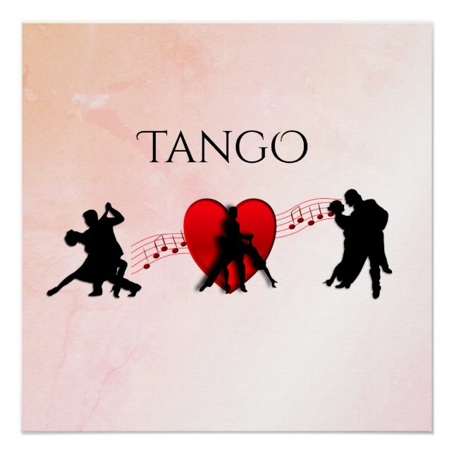 Poster Danseurs de tango (Devant)