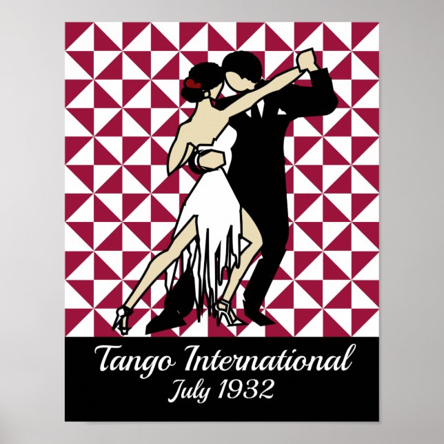 Poster Danseurs de tango (Devant)