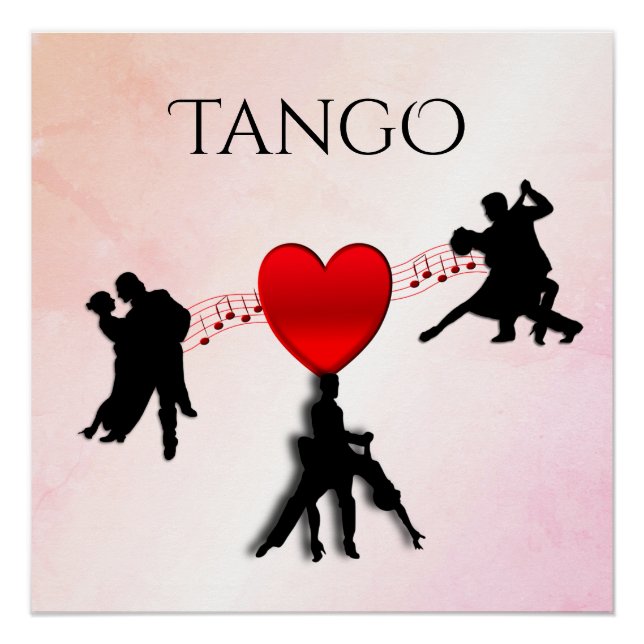 Poster Danseurs de Tango Acidulés (Devant)