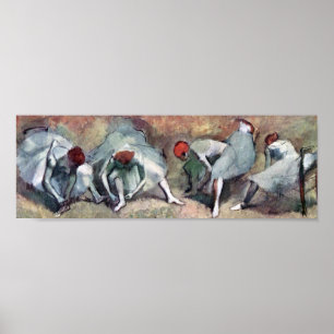 Poster Danseurs Jouant Leurs Chaussures, Edgar Degas