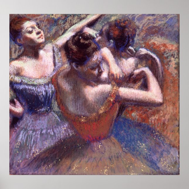 Poster Danseurs par Edgar Degas (Devant)