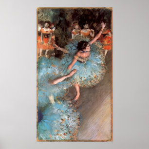 Poster Danseurs Verts par Edgar Degas