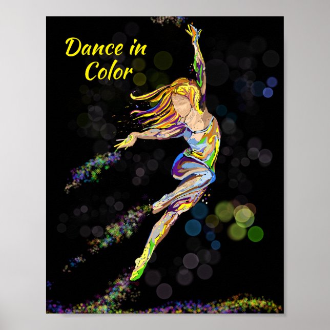 Poster danseuse (Devant)