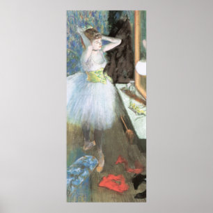 Poster Danseuse dans sa loge d'Edgar Degas