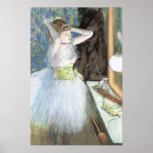 Poster Danseuse dans sa loge d'Edgar Degas