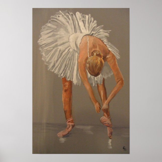 Poster danseuse de ballet (Devant)