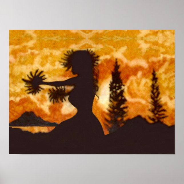 Poster Danseuse de hula  (Devant)