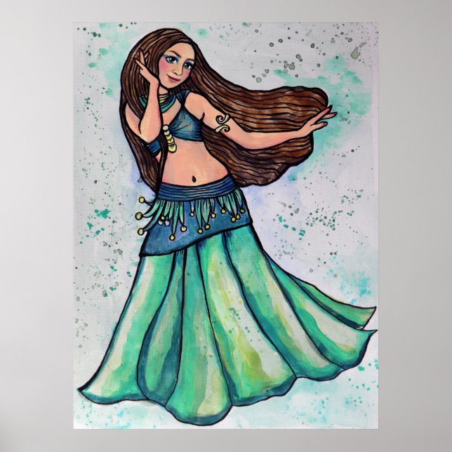 Poster Danseuse du ventre (Devant)
