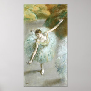 Poster Danseuse en vert, Edgar Degas