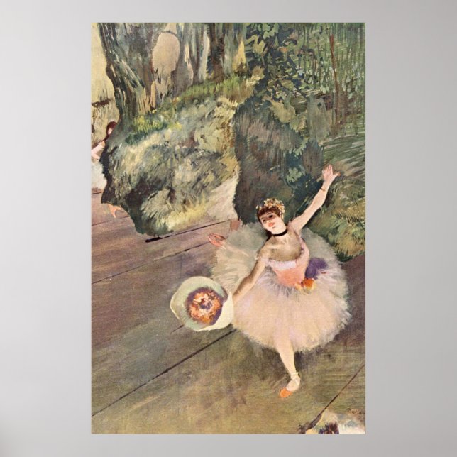 Poster Danseuse / Étoile du Ballet - Dégas Peinture (Devant)