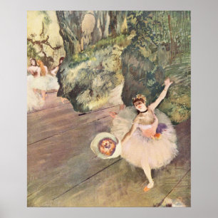 Poster Danseuse prenant une corse - Edgar Degas - 1878