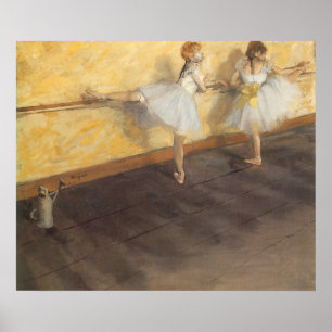 Poster Danseuses au bar par Edgar Degas, ballet vintage