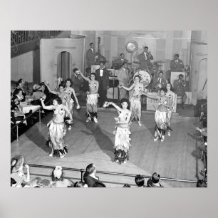 Poster Danseuses de cabaret, 1941. Photo ancienne