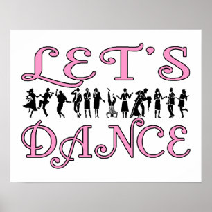 Poster Dansons Couples dansants
