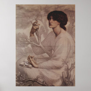 Poster Dante Gabriel Rossetti - Daydream
