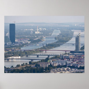 Poster Danube and New Danube