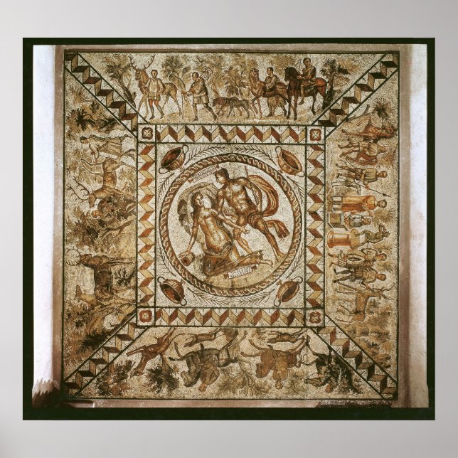 Poster Daphne poursuivi par Apollo (Devant)