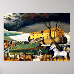 Poster d'arche de Noah, peinture d'art,