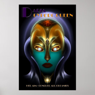Poster d'archives Daria Cyborg Queen