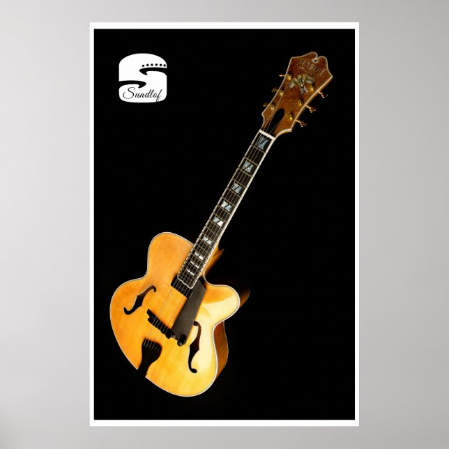 Poster d'Archtop de Sundlof Guitars (Devant)