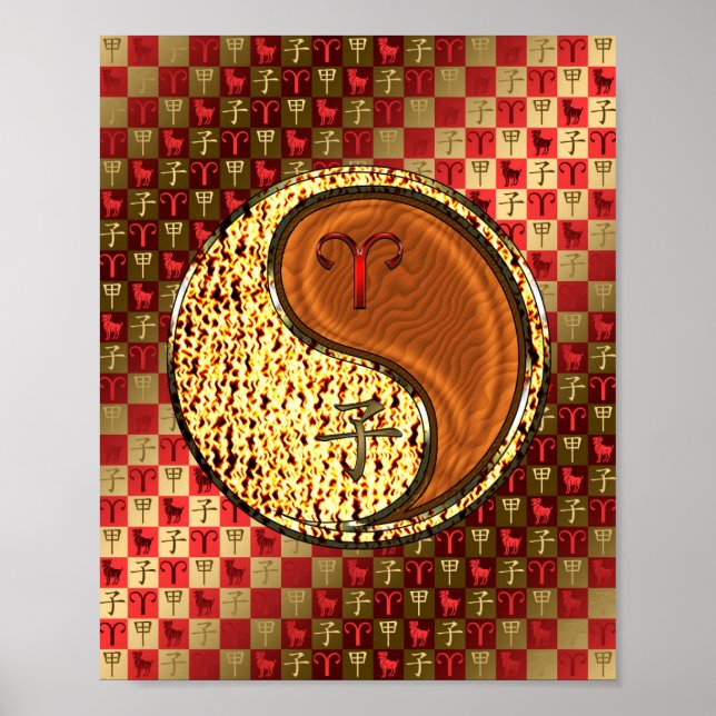 Poster d'Aries et de Wood Rat (Devant)