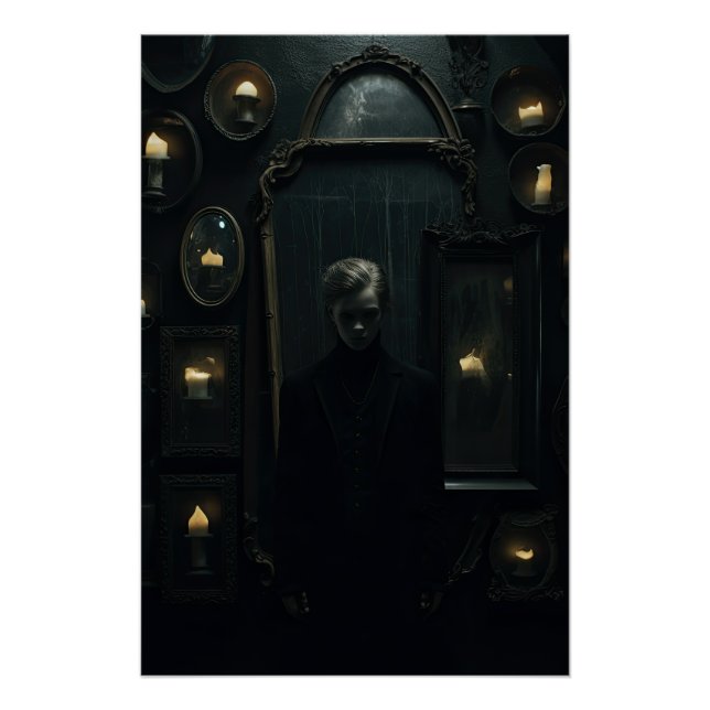 Poster Dark Academia Design esthétique gothique (Devant)