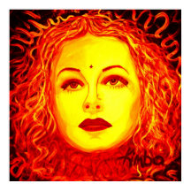 Poster Dark Beauty 20x20"