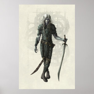 Poster DARK ELF par Kerem Beyit