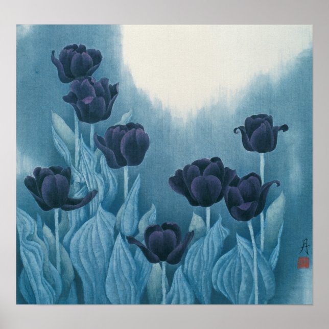Poster Dark Flowers (Devant)