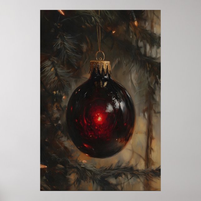 Poster Dark Gothic Soul Ornament Gothic Christmas Tree (Devant)