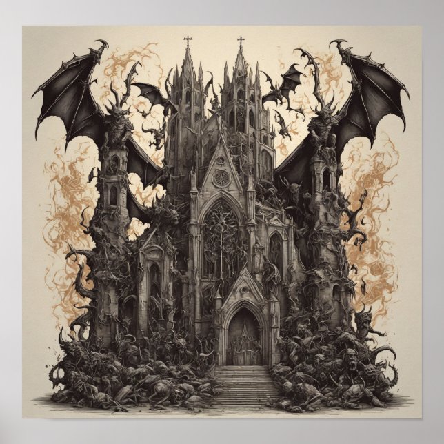 Poster Dark Sanctum : Libérez votre âme métallique avec g (Devant)