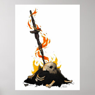 Poster darksouls bonfire 