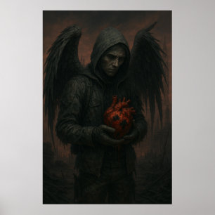 Poster DarkStarBurn Black Heart