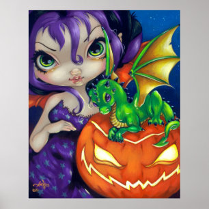 Poster Darling Dragonling II ART IMPRIMER Halloween Drago