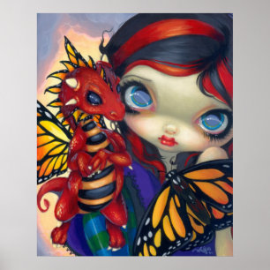 Poster Darling Dragonling III ART IMPRIMER dragon fairy m