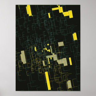 Poster d'art Abstrait 'C'