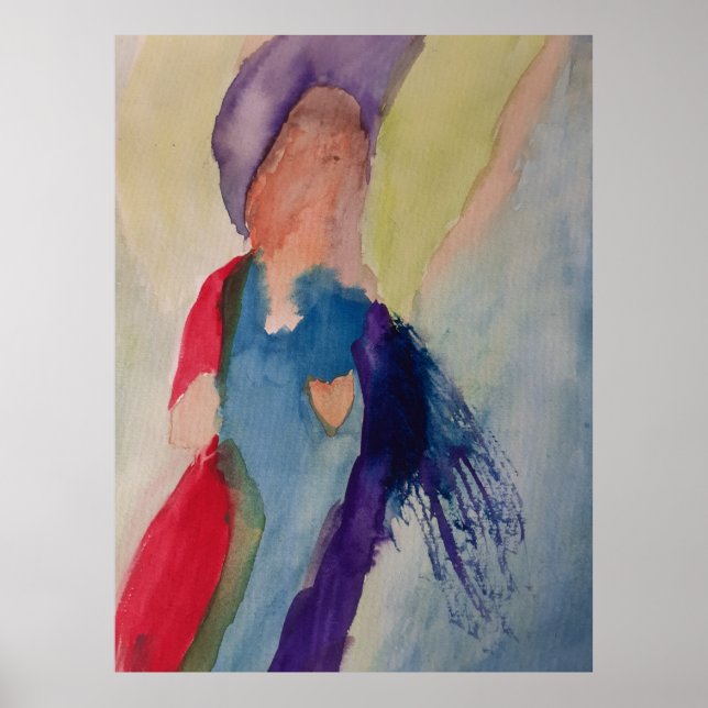 Poster d'art Abstrait Guardian Angel (Devant)