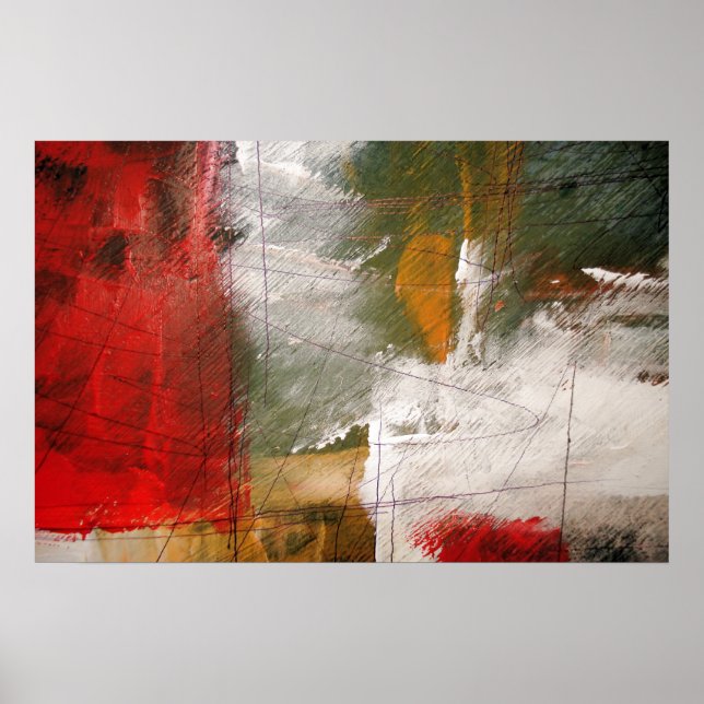Poster d'art Abstrait moderne Imprimer (Devant)