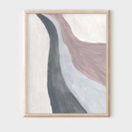 Poster d'art abstrait moderne neutre