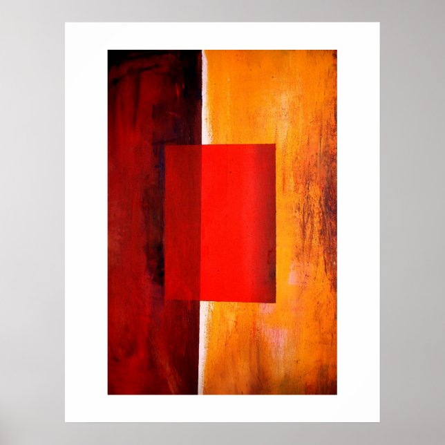 Poster d'art Abstrait moderne - Oeuvres minimalist (Devant)