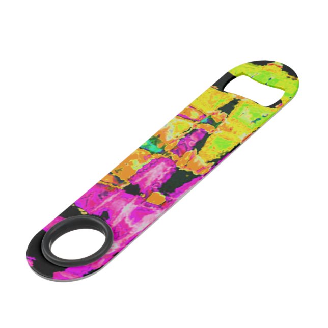 Poster d'art Abstrait Neon Glitch Imprimer (Devant angulaire)