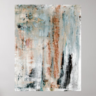 Poster d'art Abstrait neutre 'Attention' Imprimer