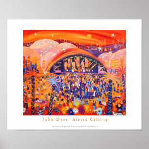 Poster d'art : Africa Calling Live 8 Le projet Ede