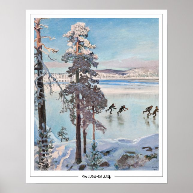 Poster d'art Akseli Gallen-Kallela Zedign #34 (Devant)