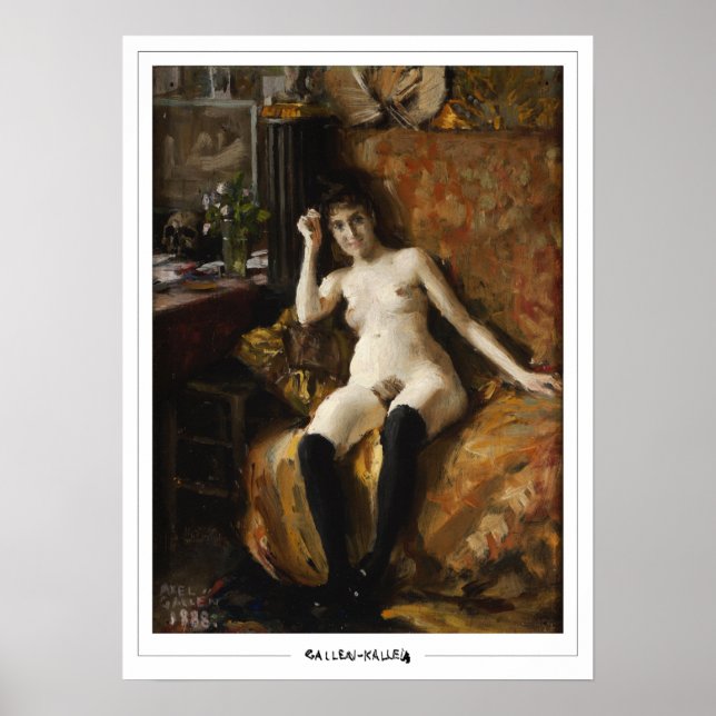 Poster d'art Akseli Gallen-Kallela Zedign #500 (Devant)