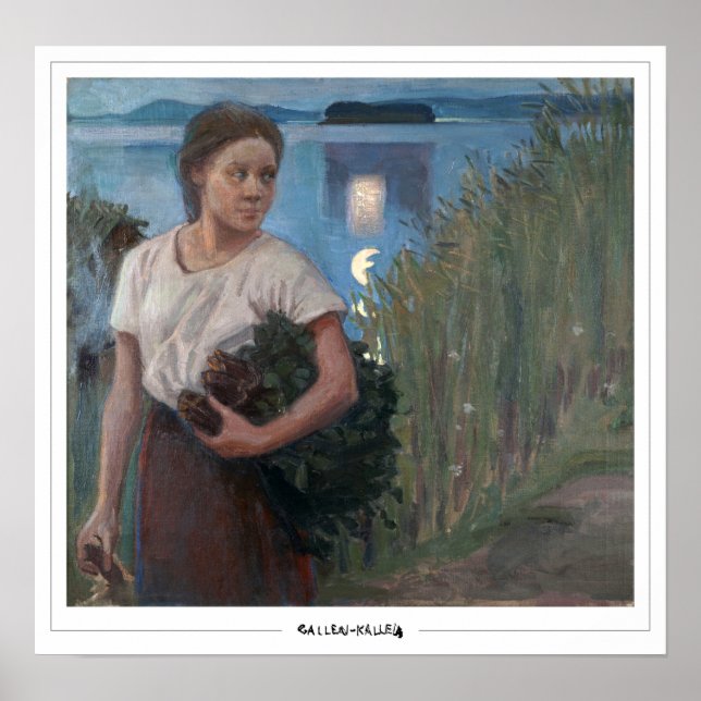 Poster d'art Akseli Gallen-Kallela Zedign #8 (Devant)